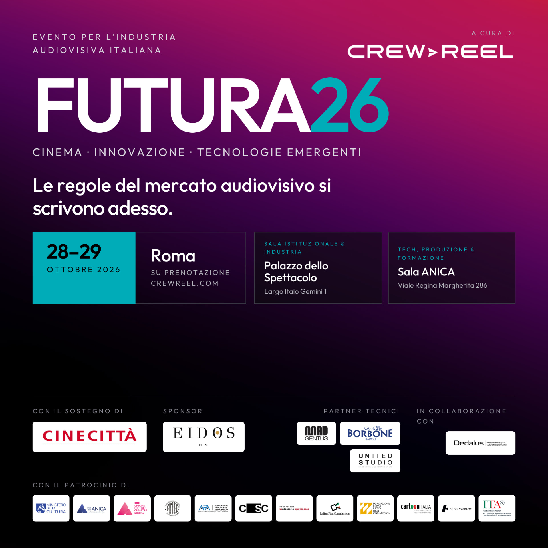 FUTURA 2026 — Artificial Intelligence in Rome — FUTURA26